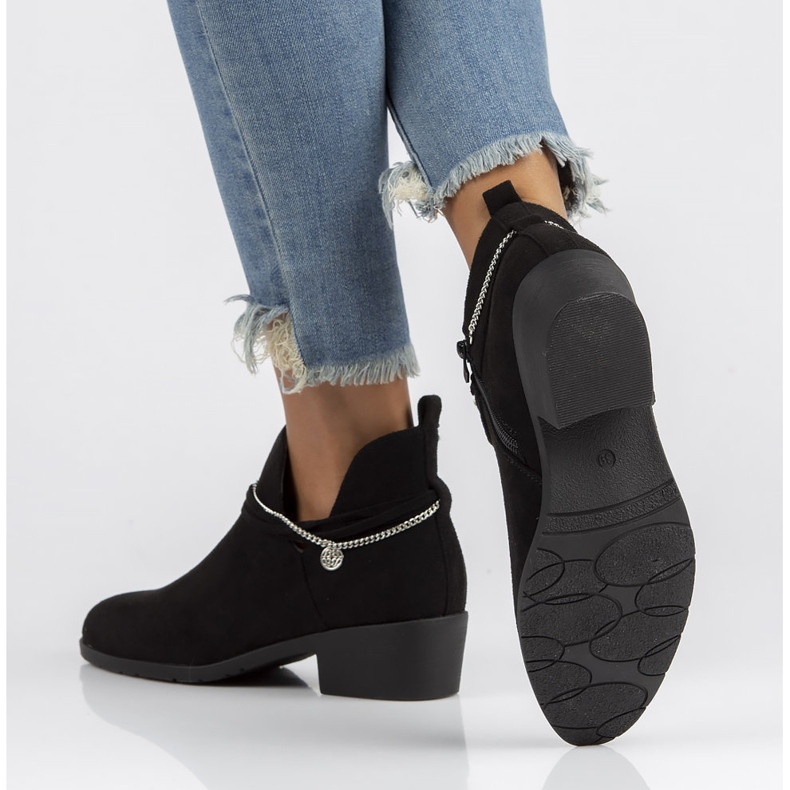 Schwarze Filippo DBT3672 / 22 Bk Stiefel 2