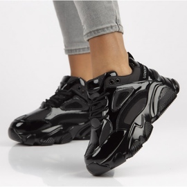 Lederturnschuhe Filippo BJ1848-SP schwarz 1