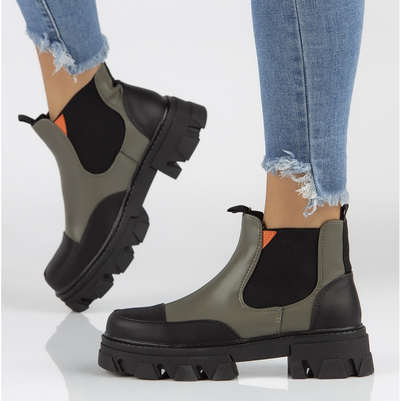 Filippo BJ11-5KB grüne Stiefel 2