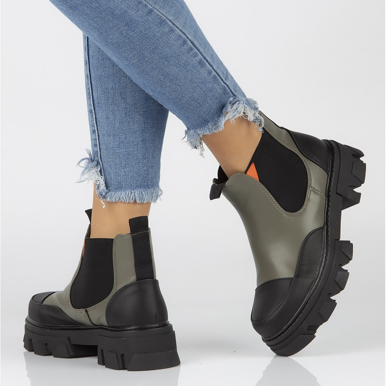 Filippo BJ11-5KB grüne Stiefel 1