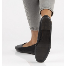 Filippo B50013-BL Schwarze Ballerinas 1