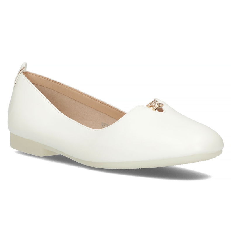 Filippo B50013-BL weiße Ballerinas 1