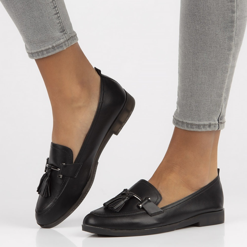 Schwarze Filippo B50019-BL Schuhe 2