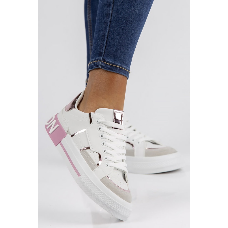 Filippo GG599 rosa Turnschuhe weiß mehrfarbig 1