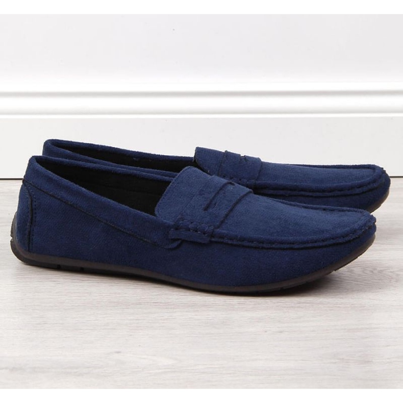 Slipper zum Hineinschlüpfen M EVE340B marineblau navy blau 1