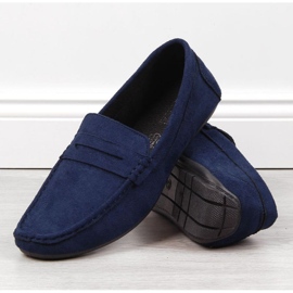 Slipper zum Hineinschlüpfen M EVE340B marineblau navy blau 2