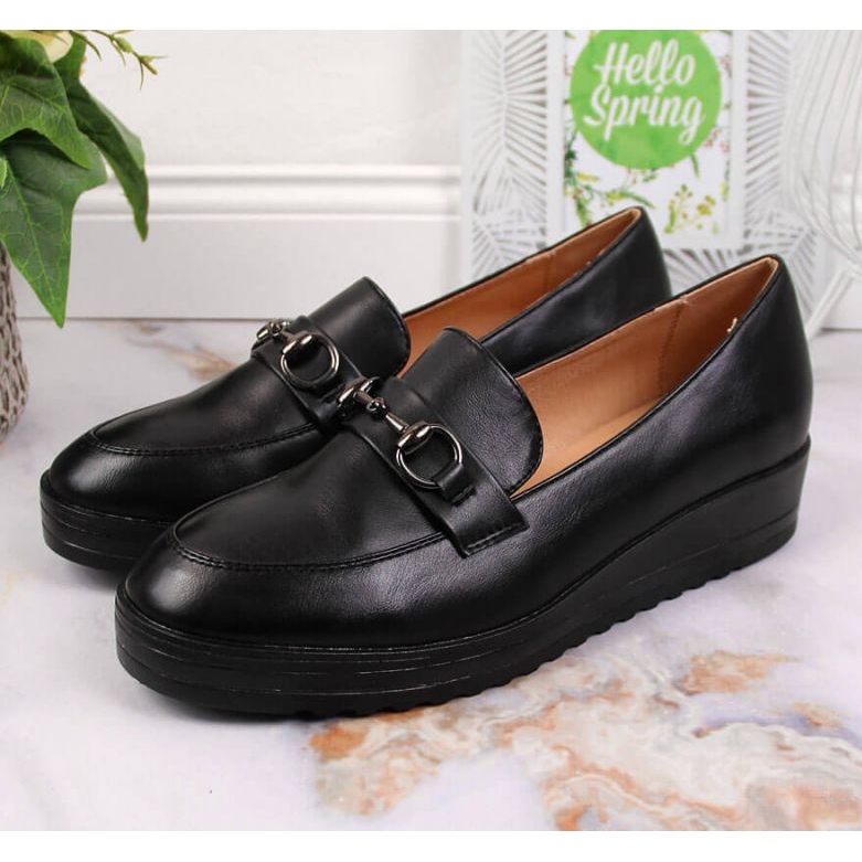 Keil-Loafer Potocki W WOL62 schwarz 2