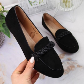 Schwarze Loafer Lordsy Potocki W WOL64A 1