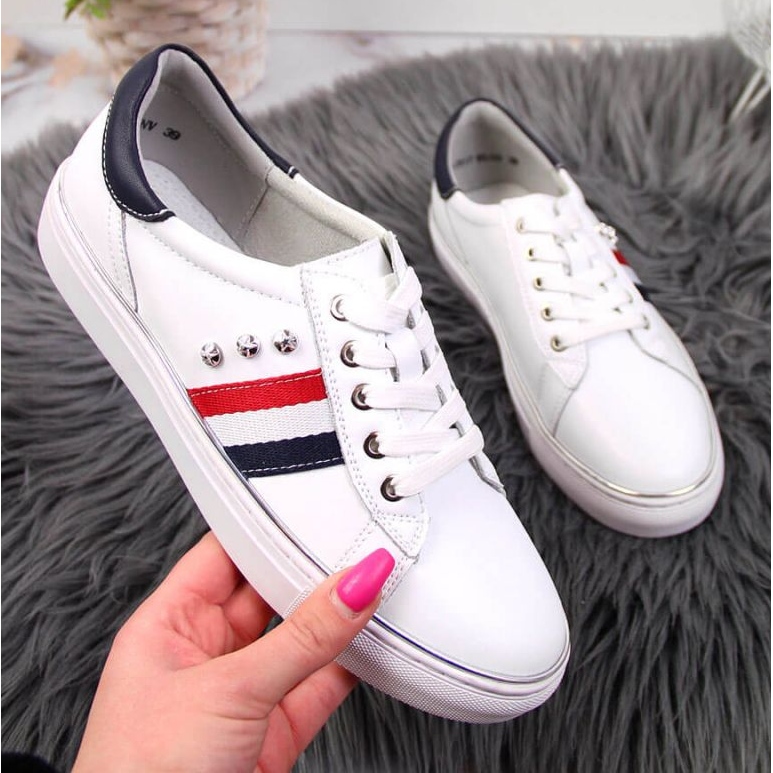 Lederschuhe Turnschuhe Vinceza W JAN87 weiß 1