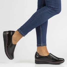 Lederschuhe Filippo DP3616 / 22 Bk schwarz 1