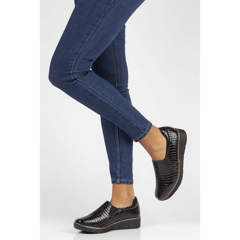 Lederschuhe Filippo DP3616 / 22 Bk schwarz 2