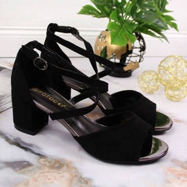 Sandalen auf der Post Potocki W WOL67A schwarz 2