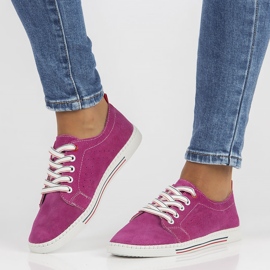 Lederschuhe Filippo DP3507 / 22 Fh fuchsia rosa 1
