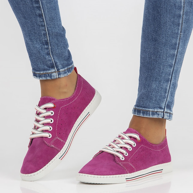 Lederschuhe Filippo DP3507 / 22 Fh fuchsia rosa 1