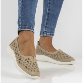 Lederschuhe Filippo DP3673 / 22 Beige sein 1