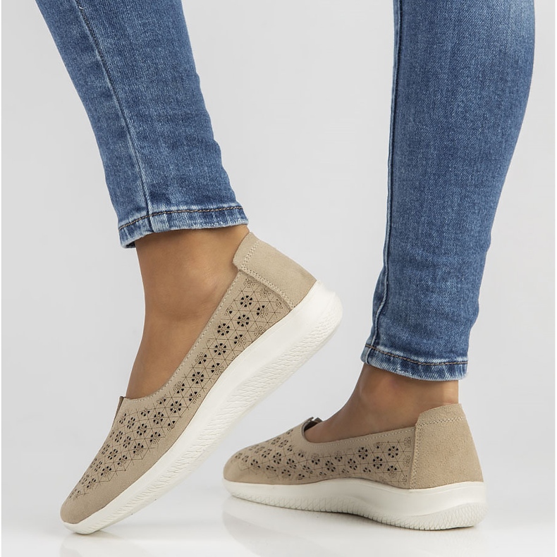 Lederschuhe Filippo DP3673 / 22 Beige sein 2