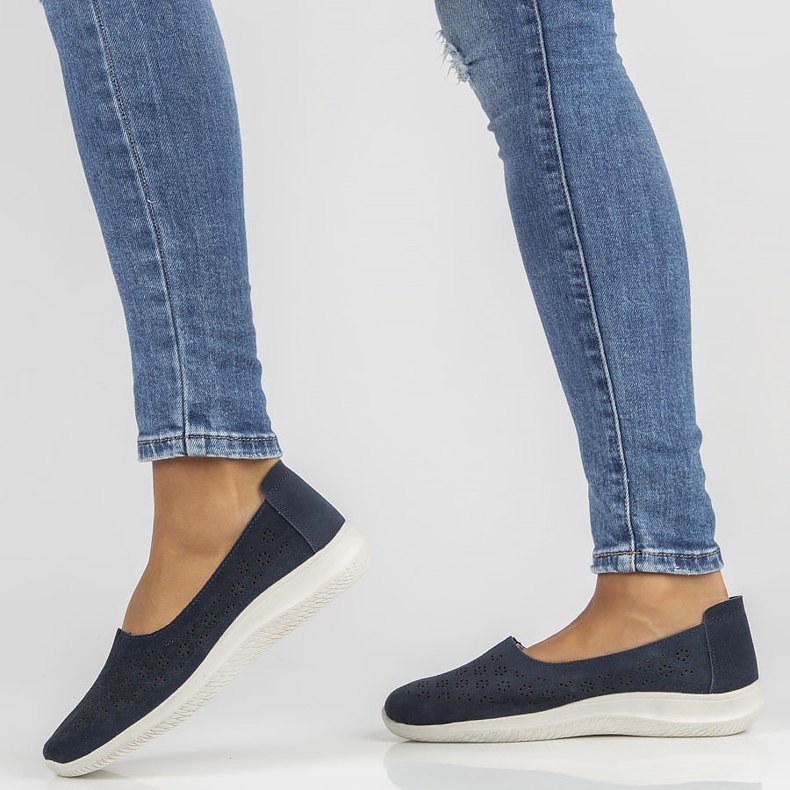 Lederschuhe Filippo DP3673 / 22 Nv marineblau navy blau 2