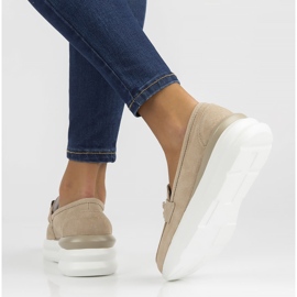 Lederschuhe Filippo DP3504 / 22 Beige sein 1