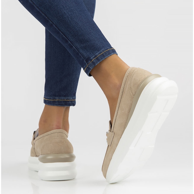 Lederschuhe Filippo DP3504 / 22 Beige sein 1