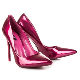 Vices Metallische Damen-Stilettos rosa 4