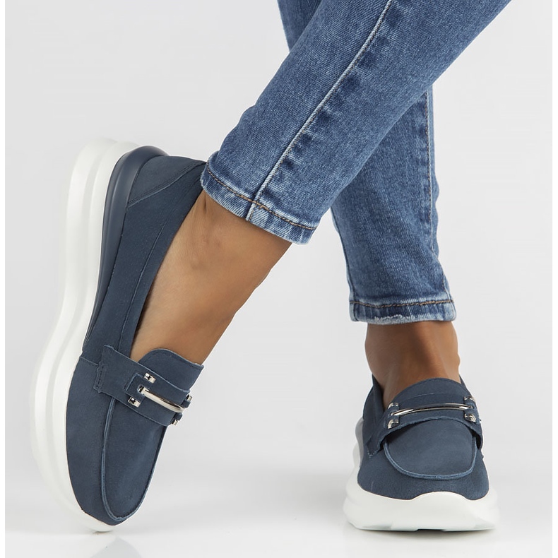 Lederschuhe Filippo DP3504 / 22 Nv marineblau navy blau 2