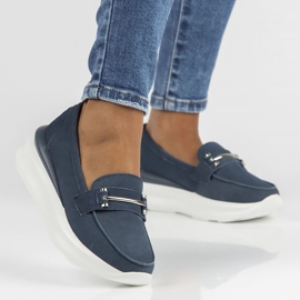 Lederschuhe Filippo DP3504 / 22 Nv marineblau 1