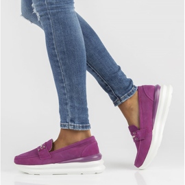 Lederschuhe Filippo DP3504 / 22 Fh fuchsia rosa 2