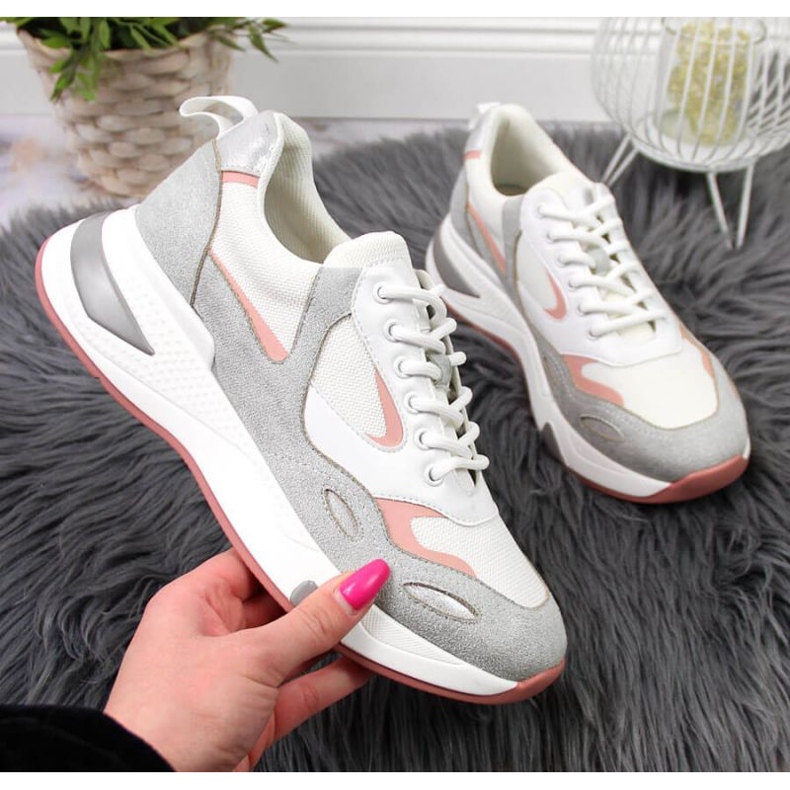 Sportschuhe Vinceza W JAN91B weiß grau 1