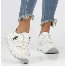 Ledersneaker Filippo DP3542 / 22 Wh weiß 2