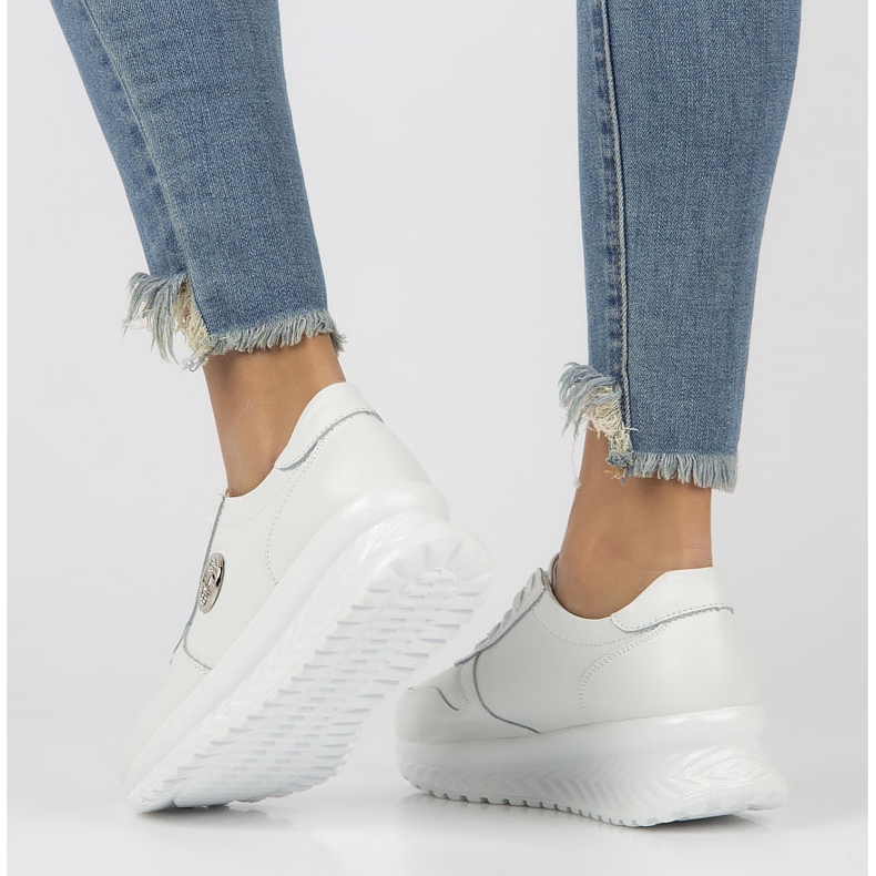 Ledersneaker Filippo DP3547 / 22 Wh weiß 2