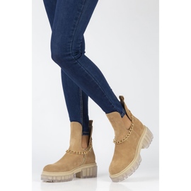 Wildlederstiefel Filippo 30065 Kamel beige braun 1