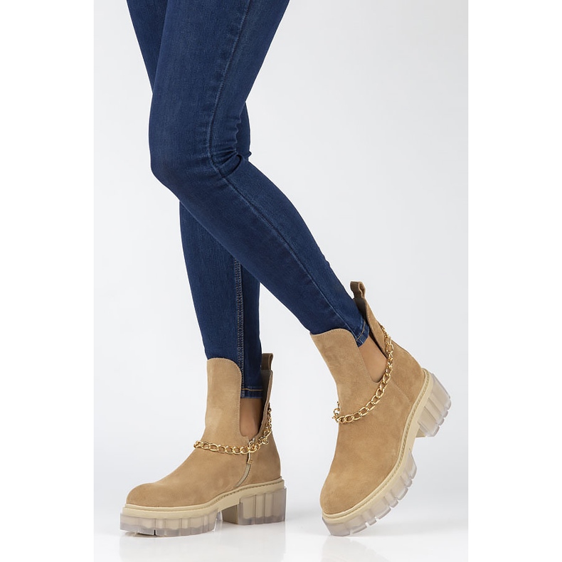 Wildlederstiefel Filippo 30065 Kamel beige braun 1