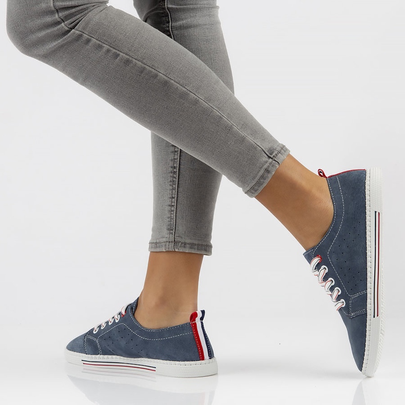 Lederschuhe Filippo DP3507 / 22 Nv marineblau 1