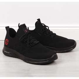 Rieker M RKR534 schwarze Socken Sportschuhe 1