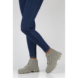 Lederturnschuhe Filippo DBT3523 / 22 Gr grau 2