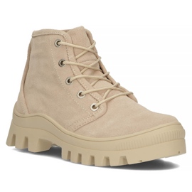 Lederturnschuhe Filippo DBT3523 / 22 Beige sein 1