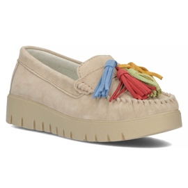 Lederschuhe Filippo DP3535 / 22 Beige sein 1