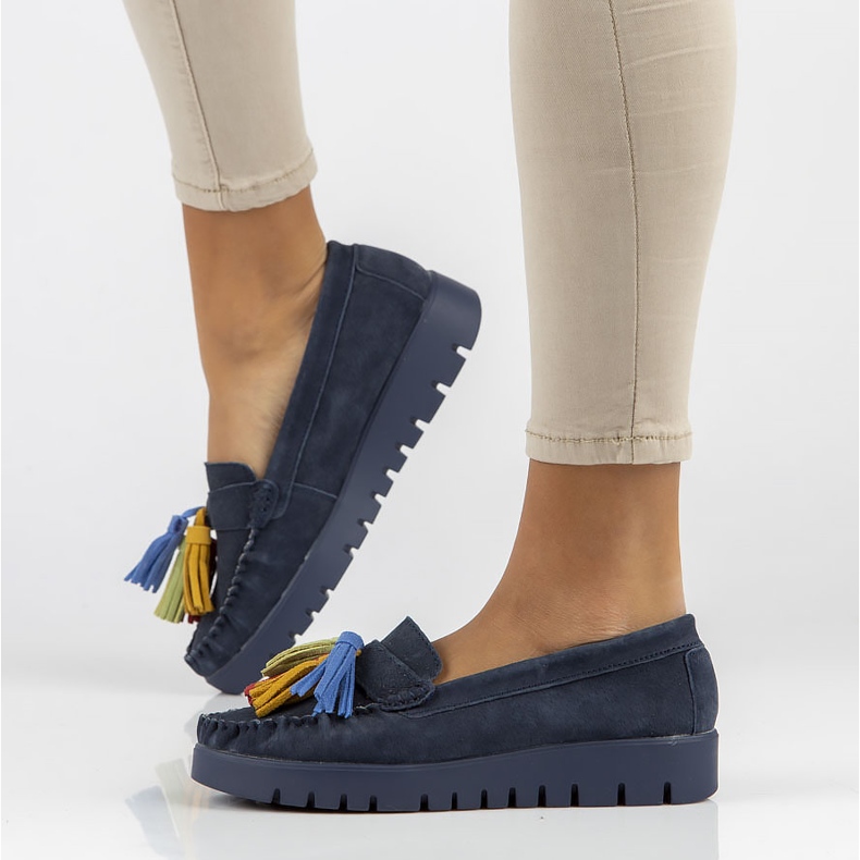 Lederschuhe Filippo DP3535 / 22 Nv marineblau 1