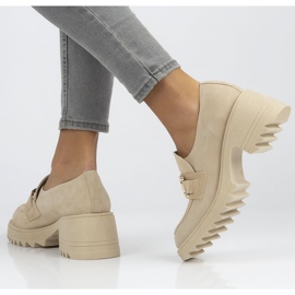 Wildlederschuhe Filippo 20107 beige 1