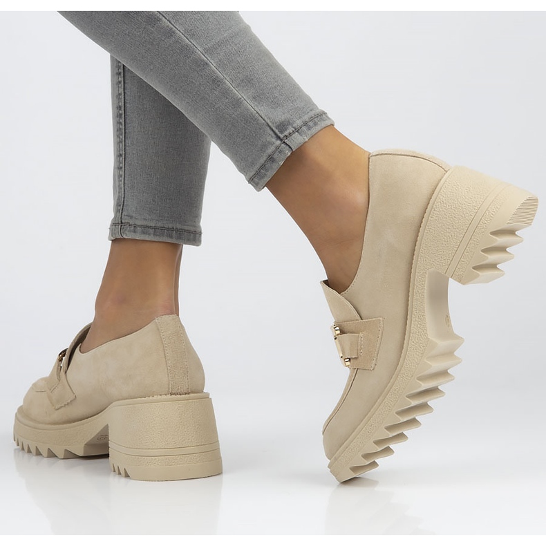 Wildlederschuhe Filippo 20107 beige 1