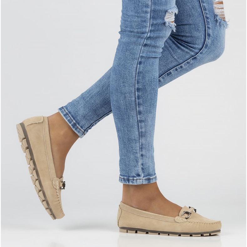 Leder-Slipper Filippo DP3613 / 22 Beige sein 1