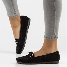 Ledermokassins Filippo DP3613 / 22 Bk schwarz 1