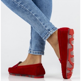 Rote Filippo DP2037 / 22 Rd Lederloafer 2