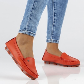 Filippo DP2037 / 22 Rd Li Slipper aus rotem Leder 1