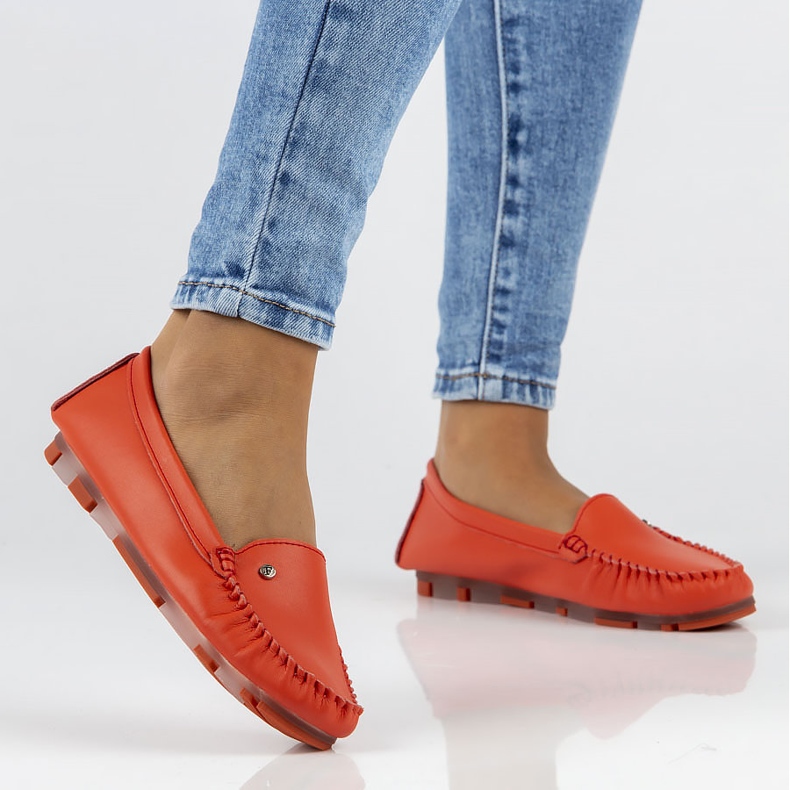 Filippo DP2037 / 22 Rd Li Slipper aus rotem Leder 1