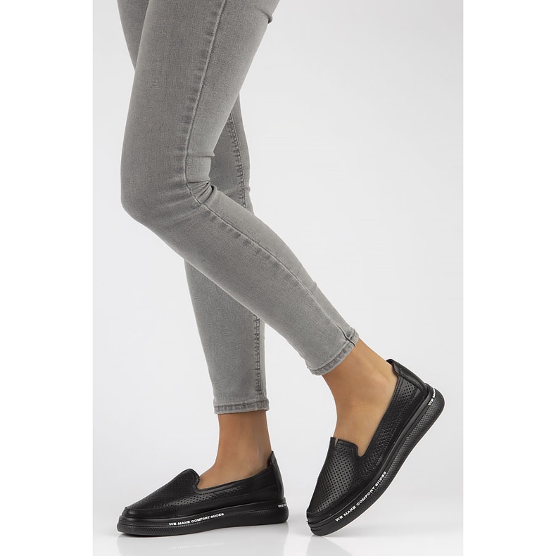 Lederschuhe Filippo DP3623 / 22 Bk schwarz 1