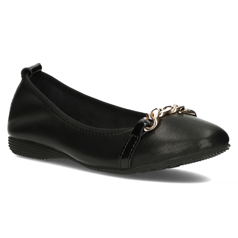 Lederballerinas Filippo DP3709 / 22 Bk schwarz 1
