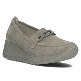 Lederschuhe Filippo DP3632 / 22 Gr grau 1