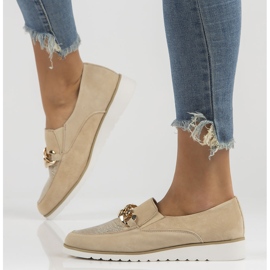 Lederschuhe Filippo DP3696 / 22 Beige sein 1