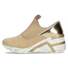 Lederturnschuhe Filippo DP3652 / 22 Beige sein 1